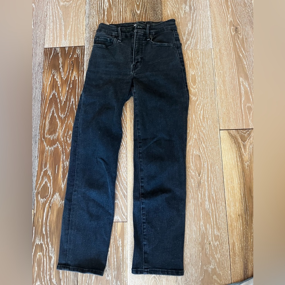 Good American good legs skinny black jeans - Picture 8 of 13